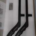 JeCar Rear Grab Handles Aluminum Grab Bars Compatible with Jeep Wrangler 2007-2018 JK 4-Door Sports Sahara Rubicon X, Black