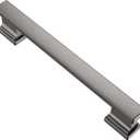 Alzassbg 15 Pack Brushed Black Nickel Cabinet Pulls, 5 Inch(128mm) Hole Centers Kitchen Cabinet Handles for Cabinets and Drawers AL3061BBN