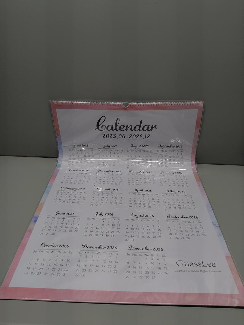 GuassLee Extra Large Wall Calendar 2026-2027, 20"x 30" Big Vertical Wall Calendar 2026, Jan. 2026 to Jun. 2027, 18-Month Hanging Planner Wall with Julian Date for Office Home School Organizing (Multicolor)