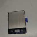 KitchenTour Digital Kitchen Scale - 500g/0.01g High Accuracy Precision Multifunction Food Meat Scale Small Scale Jewelry Lab Carat Powder Scale with Back-Lit LCD Display (Black)