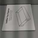 Catch All Valet Tray - EDC Organizer for Key, Wallet, Watch, Jewelry, Phone, coin change | Faux Leather Storage Tray for Dresser, Nightstand, Desk, Entryway, Travel Storage | Black