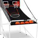 VEVOR Basketball Arcade Game Indoor, 2 Player Indoor Basketball Game, Home Dual Sport with 8 Game Modes, Electronic Scoreboard, and Inflation Pump,Adults