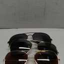 KALIYADI Classic Aviator Sunglasses for Men Women Driving Sun glasses Polarized Lens UV Blocking, 3 Piece