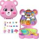 Polly Pocket x Care Bears Dolls & Playset with Toy Car and Themed Accessories, Travel Toy, Partnership Compact