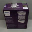 Philips Avent Baby Bottle Sterilizer and Dryer Premium, Removes 99,9% of Bacteria, Chemicals Free, Capacity 6 Bottles/Teats/Accessories, Modular Space Saving Design, Model SCF293