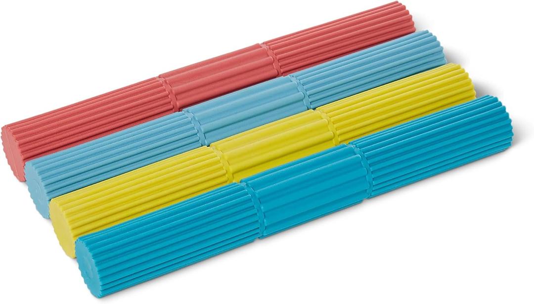 Amazon Basics Flexible Resistance Bar Set of 4, Wrist and Forearm Strengthening Exercise Bars for Physical Therapy Training