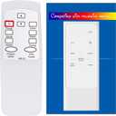 Replacement Remote Control WJ26X25977 for GE AC Air Conditioner Remote Control AJEM12DCHK1 AJEQ08ACHK1 AJEQ10DCHK1 AJEQ12DCHK1 AJEQ14DCHK1 AJHQ08ACHK1 AJHQ12DCHK1 AKEQ10DCHK1 AKEQ12DCHK1 AKQ06LZG1