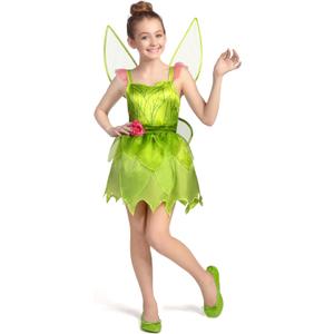 Spooktacular Creations Fairy Costume for Girls, Toddlers Green Fairy Costume Dress, Fairy Tutu Dress for Kids Halloween Party (M)