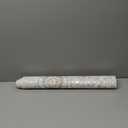 RoomMates RMK9122WP Tan and Gray Boho Medallion Peel and Stick Wallpaper, 20.5" x 16.5 feet