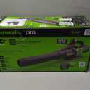 Greenworks 60V (610 CFM / 130 MPH) Cordless Leaf Blower, High Power, Lightweight & Quiet Operation for Wet Leaves, Driveways and Dense Gravel, Includes 2.5Ah Battery & 5A Rapid Charger