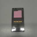 MOWIME Compatible with Samsung Galaxy A13 5G Case with Card Holder, Cheetah Print Shockproof Soft TPU Protective Cover Women Girls, Anti Scratch Wallet Case for Galaxy A13 5G 6.5 Inch, Pink