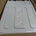 Beeveer 4 Pcs Plastic Under Bed Storage Container 31.5x15.8x5.2inch, White