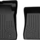 SMARTLINER Custom Fit All Weather 1st Row Floor Mat Liner Set Compatible with 2022-2025 Nissan Sentra