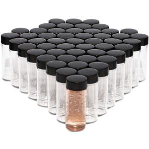 Juvale Clear Glass Empty Sample Bottles (0.7 oz, 50 Pack)