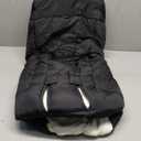 Buntting Bag Compatible with UPPAbaby Vista V2, V3, Vista, Cruz, Cruz V2, RumbleSeat, Ridge, Minu Strollers, Warm and ultra-plush Waterproof Bunting Bag. Universal, easily attaches to all strollers.