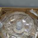 20" Gold Crystal Fandelier Ceiling Fan with Light, Mid-Century Chandelier Ceiling Fan with Light Remote Control, 6 Speeds for Bedroom, Nursery, Living Room