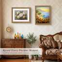 Golden State Art 16x20 Ornate Picture Frame Display 12x16 Photo With Mat | Frame with Plexiglass, Ornate Picture Frames for Wall Display, 12x16 Photo With Mat or 16x20 without Mat for Antique Decor