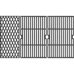Uniflasy Cast Iron Cooking Grates for Dyna glo DGH474CRP DGH483CRP DGF493BNP DGF493PNP-D DGB495SDP DGB495SDP-D DGB493SPB DGB463CNP DGB494SPB 70-01-911 70-02-656 Cooking Grid Replacement Part Kit