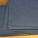 Bumusty 48" x 36" Large Cork Board Alternative, Carbon Blue | 12-Pack Felt Bulletin Board Tiles, 60 Adhesive Tabs, 30 Pushpins, Home, Office, Classroom, Vision Board, Solid Tile 12-Pack