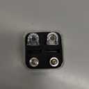 Schaller S Locks Guitar Strap Locks and Buttons (Pair) Chrome