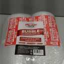 Bubble Cushioning Wrap Rolls, 3/16" x 12" x 72' ft Total [2 Rolls of 36 Feet] Perforated Every 12", 20 Fragile Stickers for Packaging, Shipping, Mailing (Clear)