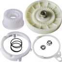 W10721967 Pulley Clutch Kit W10006384 Drive Belt W10528947 Basket Hub by BlueStars - Compatible with Whirlpool Kenmore Maytag Washers (W10721967 Splutch Cam Kit (no belt))