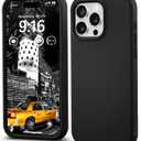 JETach Cellphone Case for iPhone 15 Pro Max, Black