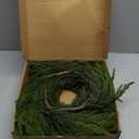 9FT Christmas Artificial Norfolk Pine Garland for Fireplace - Realistic Faux Greenery Fake Garland for Holiday,Table, Window,Mantel,Stairs, Home,Indoor Outdoor Decor (1PCS)