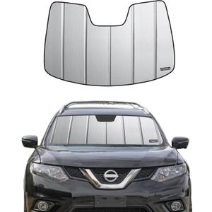 Windshield Sun Shade for Nissan Rogue 2014-2020 with Rearview Mirror Mounted Camera - Safeguard