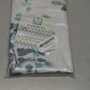 H.VERSAILTEX Valance for Kitchen Windows/Bathroom/Living Room/Bedroom Blackout Window Valance Thermal Insulated Rod Pocket Valance Curtains, 52" W x 18" L, 1 Panel, Grey/Teal