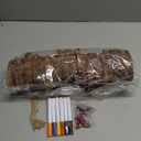 Max Fun Natural Wood Slices 30PCS 3.1-3.5'' Crafts DIY Wooden Christmas Ornaments Unfinished Predrilled Round Wood Circles for Arts and Crafts Centerpieces Holiday Hanging Decorations