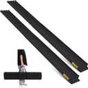 Wheelchair ramp 7FT, Lightweight, Retractable and Portable, can be Used for Wheelchair ramps, Comes with a Handbag-Black