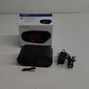 Timex T231G AM/FM Dual Alarm Clock Radio with 1.2-Inch Display and Line-in Jack (Gunmetal)