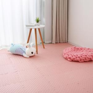 EVA Foam Play Mat, 36 Tiles Colorful Baby Play Mat, Square Kids Playmat with Solid Colored, 0.4" Thickened Interlocking Foam Floor Tiles, Puzzle Play Mat for Baby Lying, Playing