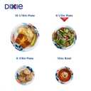 Dixie Medium Paper Plates, 8.5 Inch, 90 Count, 2X Stronger, Microwave-Safe, Soak-Proof, Cut Resistant, Disposable Plates For Everyday Breakfast, Lunch, & Dinner Meals