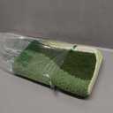 DEXI Bathroom Rugs Non Slip, 16x24 Washable Microfiber Bath Mat Quick Dry, Absorbent Ultra Soft Natural Mountains Bathmat for Shower Floor Tub Sink, Green