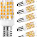 E14 LED Light Bulbs, E14 European Base Bulb, 4W Equivalent 40W Incandescent Bulb, Warm White 3000K, 350LM,5-Pack