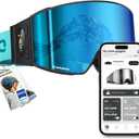 Multifunctional Smart Bluetooth Ski Goggles with Walkie-Talkie, Anti-Fog Zeiss Lens, Music & Call Function