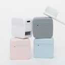 2 x 1 Pack White Portable Toothbrush Purifier - Compact and Lightweight Toothbrush Sterilizer for Daily Use.