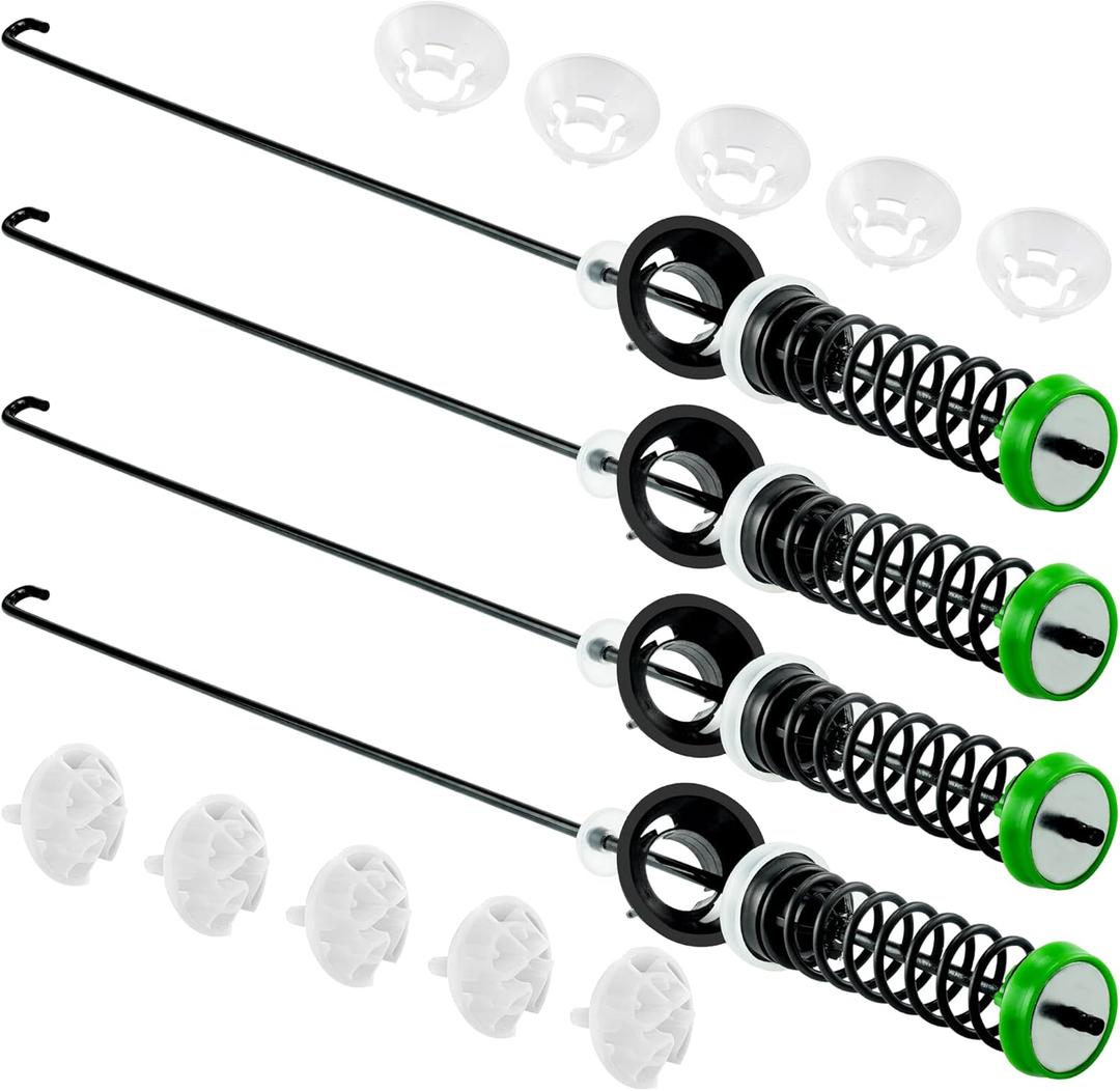 W11130362 Washer Suspension Rod Kit for Whirlpool Maytag Kenmore Washer Parts, 23.3in Fit Replaces WTW5000DW3 WTW5000DW2 MVWX655DW1 MVWC565FW1 W10594080 W10735786 W10748956 | 2026 Upgraded by PANDEELS