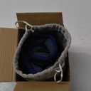 Travel Pillows for Airplanes, Airplane Pillow for Long Flight, Airplane Head Strap with Sleep Eye Mask, 360 Support Headrest for Car Trip, Travel Essentials Stop Bobblehead, Mottled Blue