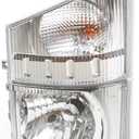 Left Driver Side Headlight Assembly w/Corner Lamp Compatible with NPR NPR-HD NQR NRR 2008-2020 8975851712
