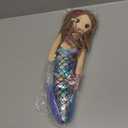 June Garden 18" Sparkly Mermaid Tifara - Soft Plush Stuffed Mermaid Doll Gift for Toddler Girls