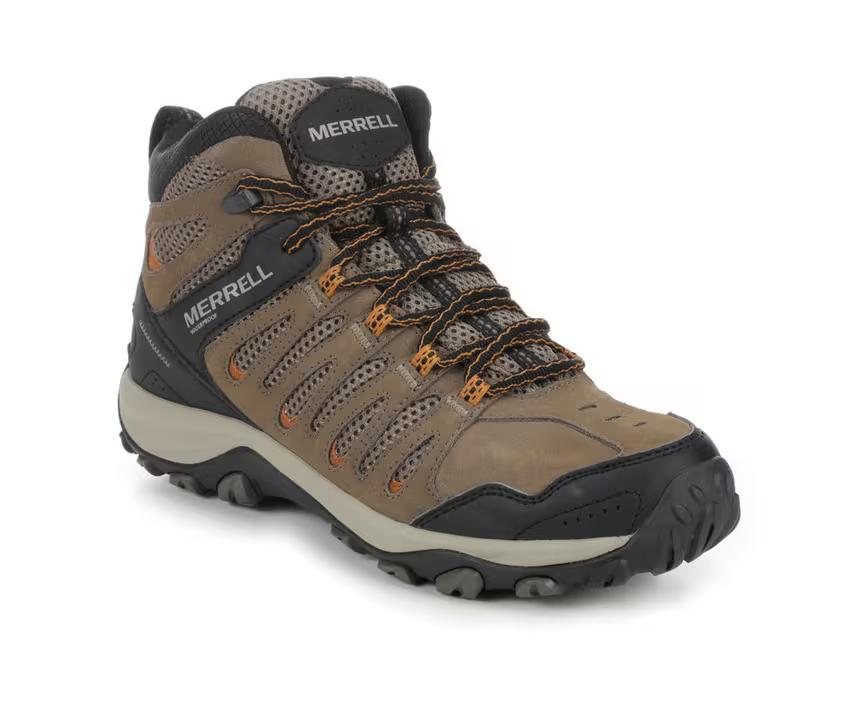 Men's Merrel Crosslander 3 Mid Waterproof Hiking Boots 10.5