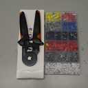 Ferrule Crimping Tool Kit with 2000PCS Wire Connectors, Preciva AWG23-7 Self-adjustable Ratchet Wire Crimping Tool Kit Crimper Plier Set