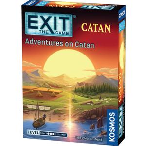 EXIT: The Game - Adventures on Catan | Interactive Escape Room Experience| Cooperative | 1-4 Players | 10+ | Kosmos | Game for Kids and Adults