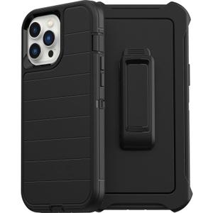 2 x iPhone 13 Pro Max & iPhone 12 Pro Max Case - Black