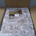 8x10 Area Rug Living Room Rugs Washable Neutral Brown Grey Carpet