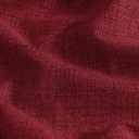 YoungsTex Burgundy Linen Blackout Curtains 48 Inches Long for Bedroom, Thermal Insulated Black Out Drapes with Grommet Light Blocking for Living Room Window, 2 Panels, 42 X 48 Inch