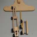 Nurge Adjustable Embroidery Table Stand, Cross Stitch Hoop Stand, Embroidery Hoop Holder. Hand Polished Natural Wood. ( Model No:190-5)